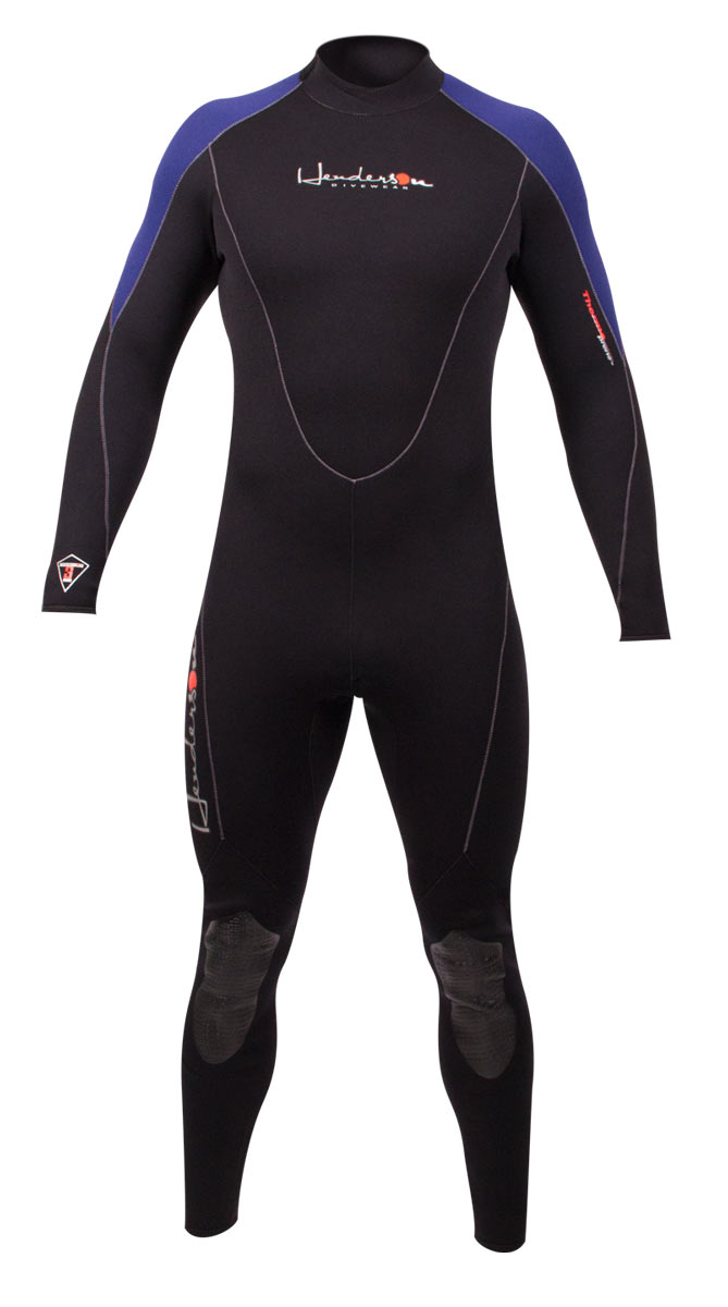 7mm Men's Henderson Thermoprene Wetsuit Jumpsuit - Blue & Black - BIG &  TALL SIZES