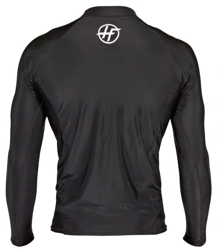 Hyperflex Men's Rashguard Long Sleeve Sport Fit Black 50+ UV Rating -  PleasureSports.com