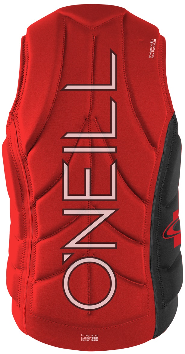 O'Neill Slasher Comp Wakeboard and Waterski Vest Blk/Red