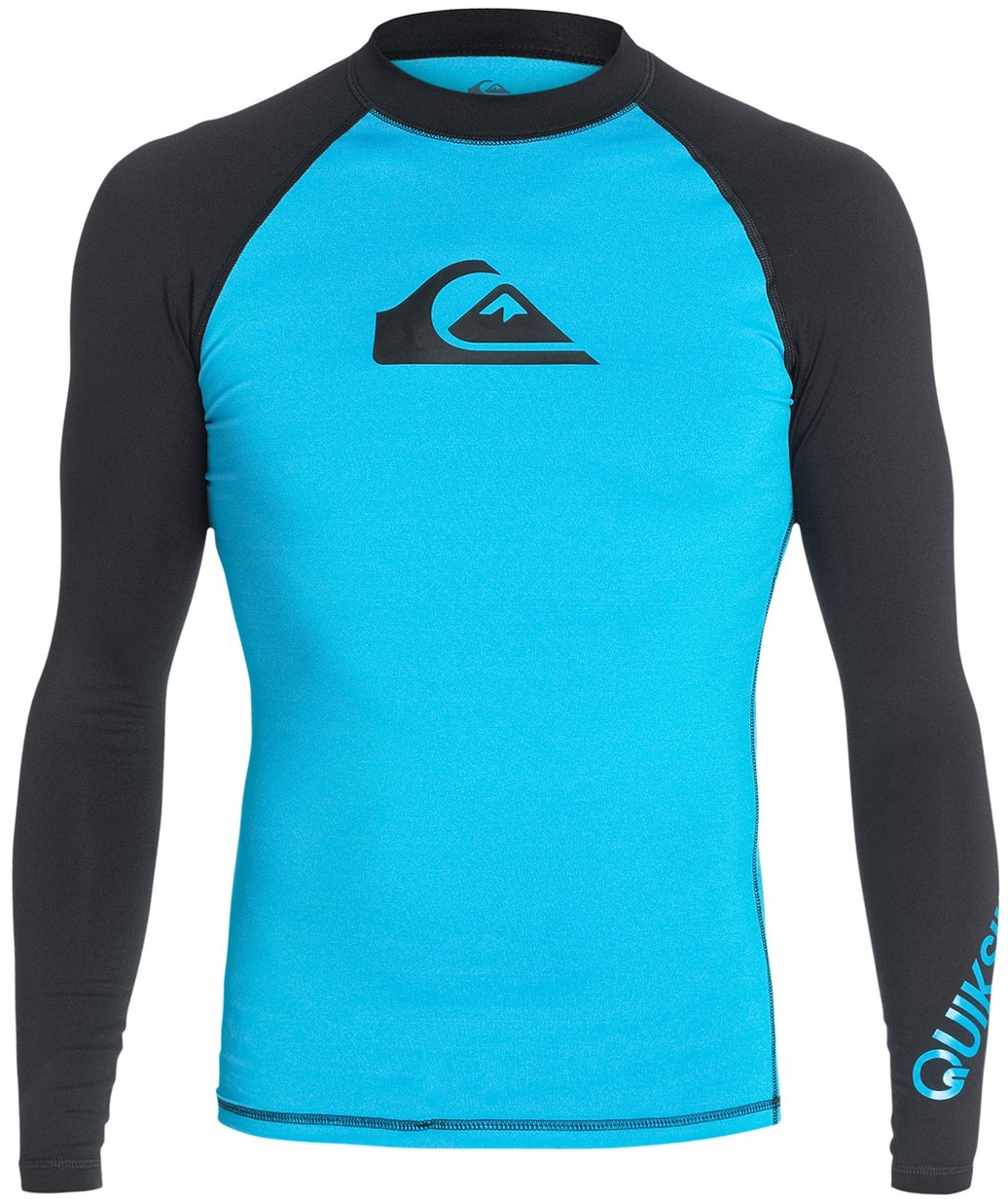 Quiksilver Men's Rashguard Long Sleeve All Time 50+ UV Protection